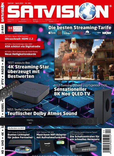 Titelbild der Ausgabe 4/2025 von Satvision. Diese Zeitschrift und viele weitere Audiomagazine, Filmmagazine und Fotozeitschriften als Abo oder epaper bei United Kiosk online kaufen.