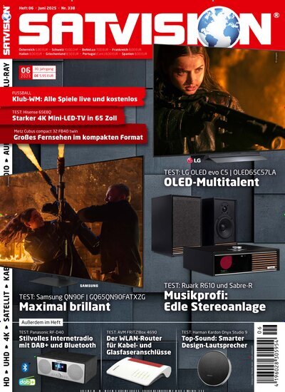 Titelbild der Ausgabe 6/2025 von Satvision. Diese Zeitschrift und viele weitere Audiomagazine, Filmmagazine und Fotozeitschriften als Abo oder epaper bei United Kiosk online kaufen.