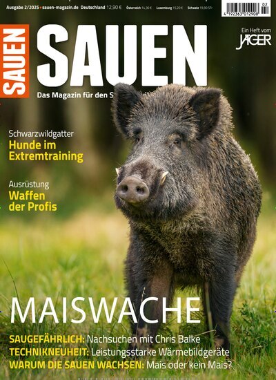 Titelbild der Ausgabe 2/2025 von Sauen. Diese Zeitschrift und viele weitere Sportmagazine als Abo oder epaper bei United Kiosk online kaufen.