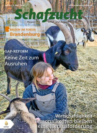 Titelbild der Ausgabe 5/2026 von Schafzucht. Diese Zeitschrift und viele weitere Naturzeitschriften, Landwirtschaftszeitungen und Umweltmagazine als Abo oder epaper bei United Kiosk online kaufen.