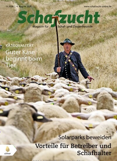 Titelbild der Ausgabe 15/2026 von Schafzucht. Diese Zeitschrift und viele weitere Naturzeitschriften, Landwirtschaftszeitungen und Umweltmagazine als Abo oder epaper bei United Kiosk online kaufen.