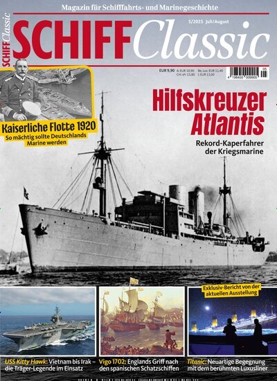 Titelbild der Ausgabe 5/2025 von SCHIFF Classic. Diese Zeitschrift und viele weitere Reisemagazine, Freizeitmagazine und Wissensmagazine als Abo oder epaper bei United Kiosk online kaufen.