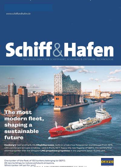 Titelbild der Ausgabe 9/2023 von Schiff & Hafen. Diese Zeitschrift und viele weitere Industriemagazine und Handwerkmagazine als Abo oder epaper bei United Kiosk online kaufen.