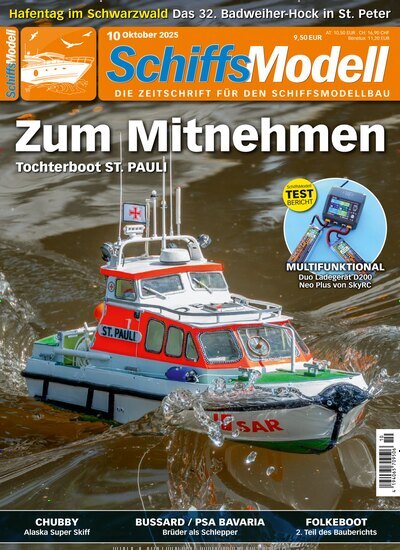 Titelbild der Ausgabe 10/2025 von SchiffsModell. Diese Zeitschrift und viele weitere Reisemagazine, Freizeitmagazine und Wissensmagazine als Abo oder epaper bei United Kiosk online kaufen.