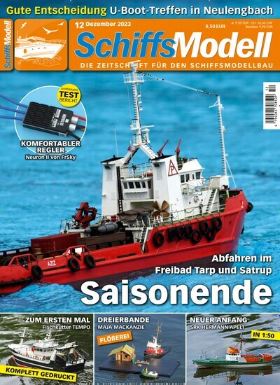 Titelbild der Ausgabe 12/2023 von SchiffsModell. Diese Zeitschrift und viele weitere Reisemagazine, Freizeitmagazine und Wissensmagazine als Abo oder epaper bei United Kiosk online kaufen.