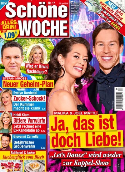 Titelbild der Ausgabe 17/2026 von Sch&ouml;ne Woche. Diese Zeitschrift und viele weitere Frauenzeitschriften als Abo oder epaper bei United Kiosk online kaufen.
