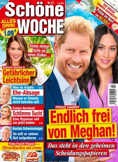 Titelbild der Ausgabe 27/2026 von Schöne Woche. Diese Zeitschrift und viele weitere Frauenzeitschriften als Abo oder epaper bei United Kiosk online kaufen.