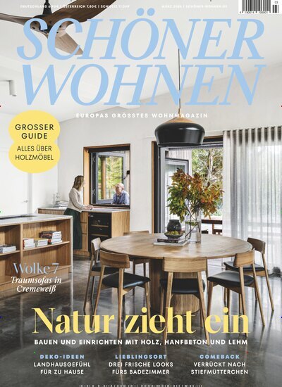 Titelbild der Ausgabe 3/2026 von SCHÖNER WOHNEN. Diese Zeitschrift und viele weitere Gartenzeitschriften und Wohnzeitschriften als Abo oder epaper bei United Kiosk online kaufen.