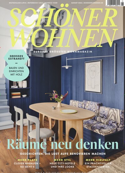 Titelbild der Ausgabe 8/2026 von SCHÖNER WOHNEN. Diese Zeitschrift und viele weitere Gartenzeitschriften und Wohnzeitschriften als Abo oder epaper bei United Kiosk online kaufen.