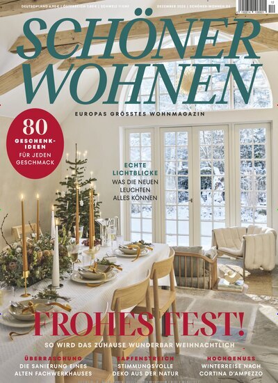 Titelbild der Ausgabe 12/2025 von SCHÖNER WOHNEN. Diese Zeitschrift und viele weitere Gartenzeitschriften und Wohnzeitschriften als Abo oder epaper bei United Kiosk online kaufen.