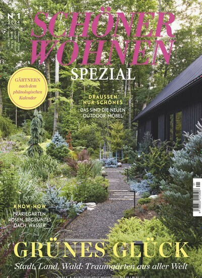 Titelbild der Ausgabe 1/2024 von Schöner Wohnen Spezial. Diese Zeitschrift und viele weitere Gartenzeitschriften und Wohnzeitschriften als Abo oder epaper bei United Kiosk online kaufen.