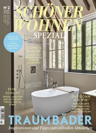 Titelbild der Ausgabe 2/2025 von Schöner Wohnen Spezial. Diese Zeitschrift und viele weitere Gartenzeitschriften und Wohnzeitschriften als Abo oder epaper bei United Kiosk online kaufen.