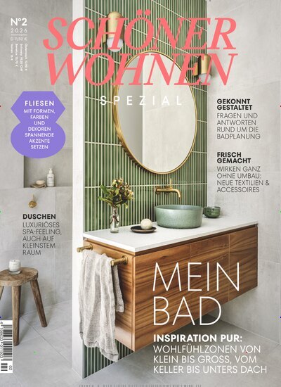 Titelbild der Ausgabe 2/2026 von Schöner Wohnen Spezial. Diese Zeitschrift und viele weitere Gartenzeitschriften und Wohnzeitschriften als Abo oder epaper bei United Kiosk online kaufen.