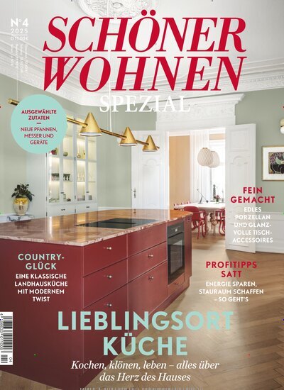 Titelbild der Ausgabe 4/2025 von Schöner Wohnen Spezial. Diese Zeitschrift und viele weitere Gartenzeitschriften und Wohnzeitschriften als Abo oder epaper bei United Kiosk online kaufen.