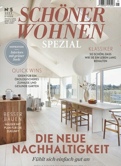 Titelbild der Ausgabe 5/2023 von Schöner Wohnen Spezial. Diese Zeitschrift und viele weitere Gartenzeitschriften und Wohnzeitschriften als Abo oder epaper bei United Kiosk online kaufen.