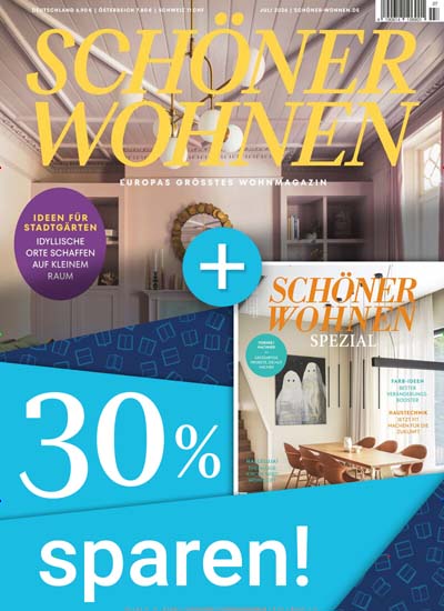 Titelbild der Ausgabe 7/2026 von Schöner Wohnen Zeitschriften Bundle. Diese Zeitschrift und viele weitere Gartenzeitschriften und Wohnzeitschriften als Abo oder epaper bei United Kiosk online kaufen.