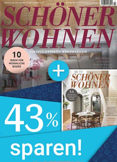 Titelbild der Ausgabe 10/2025 von Schöner Wohnen Zeitschriften Bundle. Diese Zeitschrift und viele weitere Gartenzeitschriften und Wohnzeitschriften als Abo oder epaper bei United Kiosk online kaufen.