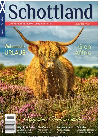 Titelbild der Ausgabe 21/2024 von Schottland - Das neue Reisejournal. Diese Zeitschrift und viele weitere Reisemagazine, Freizeitmagazine und Wissensmagazine als Abo oder epaper bei United Kiosk online kaufen.