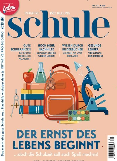 Titelbild der Ausgabe 1/2023 von schule. Diese Zeitschrift und viele weitere Elternzeitschriften und Tierzeitschriften als Abo oder epaper bei United Kiosk online kaufen.