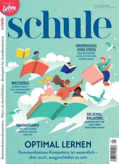 Titelbild der Ausgabe 1/2025 von schule. Diese Zeitschrift und viele weitere Elternzeitschriften und Tierzeitschriften als Abo oder epaper bei United Kiosk online kaufen.