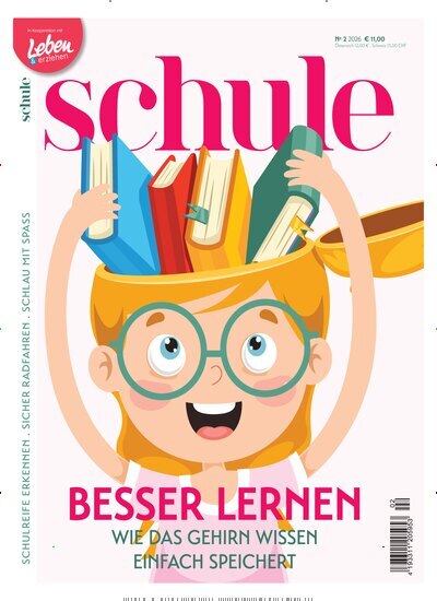 Titelbild der Ausgabe 2/2026 von schule. Diese Zeitschrift und viele weitere Elternzeitschriften und Tierzeitschriften als Abo oder epaper bei United Kiosk online kaufen.