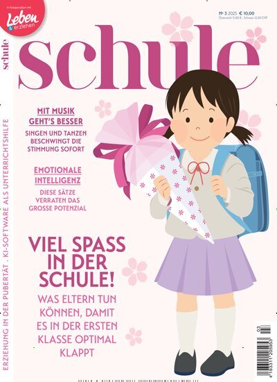 Titelbild der Ausgabe 3/2025 von schule. Diese Zeitschrift und viele weitere Elternzeitschriften und Tierzeitschriften als Abo oder epaper bei United Kiosk online kaufen.