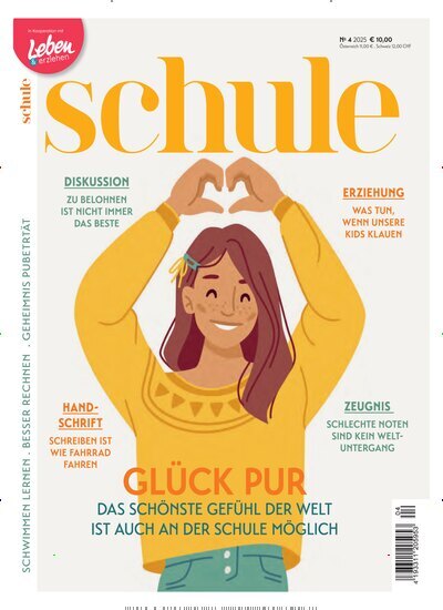 Titelbild der Ausgabe 4/2025 von schule. Diese Zeitschrift und viele weitere Elternzeitschriften und Tierzeitschriften als Abo oder epaper bei United Kiosk online kaufen.