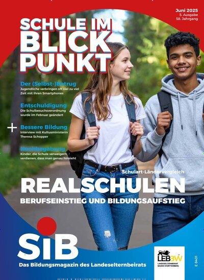 Titelbild der Ausgabe 5/2025 von Schule im Blickpunkt. Diese Zeitschrift und viele weitere Zeitschriften für Pädagogik als Abo oder epaper bei United Kiosk online kaufen.
