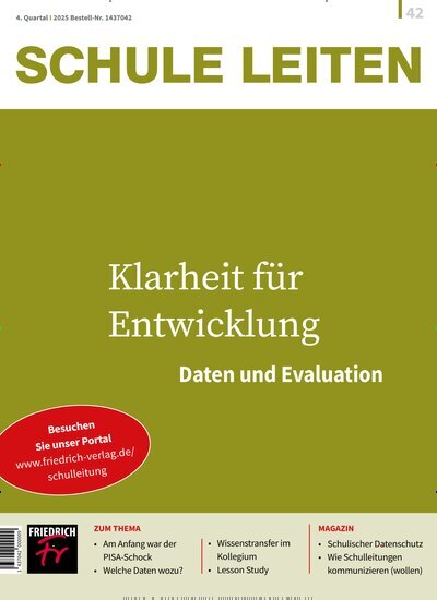 Titelbild der Ausgabe 42/2025 von Schule leiten. Diese Zeitschrift und viele weitere Zeitschriften für Pädagogik als Abo oder epaper bei United Kiosk online kaufen.