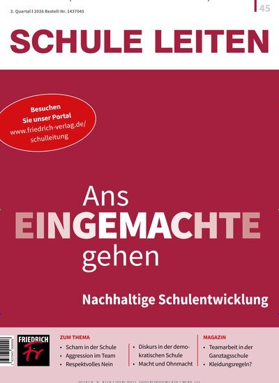 Titelbild der Ausgabe 45/2026 von Schule leiten. Diese Zeitschrift und viele weitere Zeitschriften für Pädagogik als Abo oder epaper bei United Kiosk online kaufen.