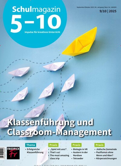 Titelbild der Ausgabe 9/2025 von Schulmagazin 5-10. Diese Zeitschrift und viele weitere Zeitschriften für Pädagogik als Abo oder epaper bei United Kiosk online kaufen.