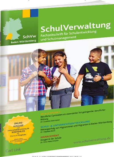 Titelbild der Ausgabe 1/2021 von SchulVerwaltung BW. Diese Zeitschrift und viele weitere Zeitschriften für Pädagogik als Abo oder epaper bei United Kiosk online kaufen.