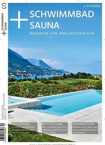 Titelbild der Ausgabe 12/2023 von Schwimmbad & Sauna. Diese Zeitschrift und viele weitere Gartenzeitschriften und Wohnzeitschriften als Abo oder epaper bei United Kiosk online kaufen.