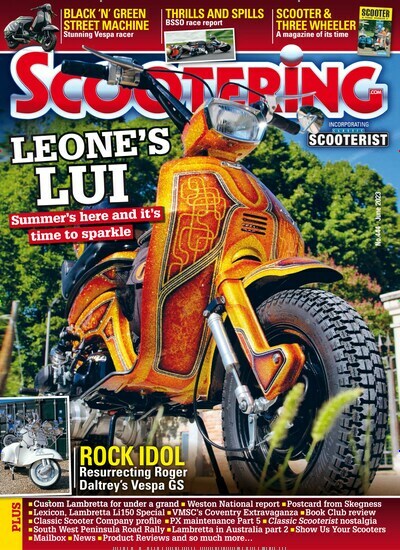 Titelbild der Ausgabe 444/2023 von Scootering. Diese Zeitschrift und viele weitere Automagazine und Motorradzeitschriften als Abo oder epaper bei United Kiosk online kaufen.