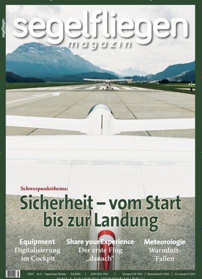 Titelbild der Ausgabe 5/2023 von segelfliegen. Diese Zeitschrift und viele weitere Reisemagazine, Freizeitmagazine und Wissensmagazine als Abo oder epaper bei United Kiosk online kaufen.