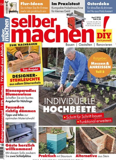 Titelbild der Ausgabe 4/2025 von selbermachen. Diese Zeitschrift und viele weitere Gartenzeitschriften und Wohnzeitschriften als Abo oder epaper bei United Kiosk online kaufen.