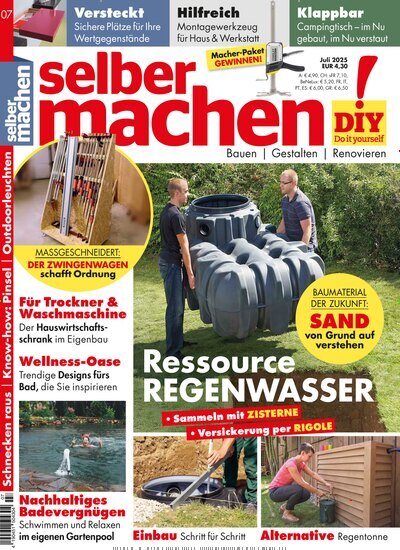 Titelbild der Ausgabe 7/2025 von selbermachen. Diese Zeitschrift und viele weitere Gartenzeitschriften und Wohnzeitschriften als Abo oder epaper bei United Kiosk online kaufen.