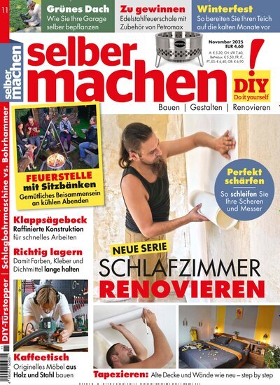 Titelbild der Ausgabe 11/2025 von selbermachen. Diese Zeitschrift und viele weitere Gartenzeitschriften und Wohnzeitschriften als Abo oder epaper bei United Kiosk online kaufen.