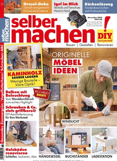 Titelbild der Ausgabe 11/2026 von selbermachen. Diese Zeitschrift und viele weitere Gartenzeitschriften und Wohnzeitschriften als Abo oder epaper bei United Kiosk online kaufen.