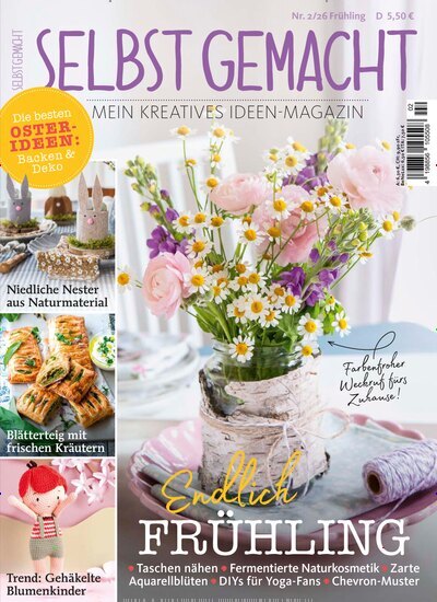 Titelbild der Ausgabe 2/2026 von Selbst gemacht. Diese Zeitschrift und viele weitere Gartenzeitschriften und Wohnzeitschriften als Abo oder epaper bei United Kiosk online kaufen.