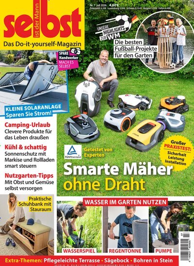 Titelbild der Ausgabe 7/2026 von Selbst ist der Mann. Diese Zeitschrift und viele weitere Gartenzeitschriften und Wohnzeitschriften als Abo oder epaper bei United Kiosk online kaufen.