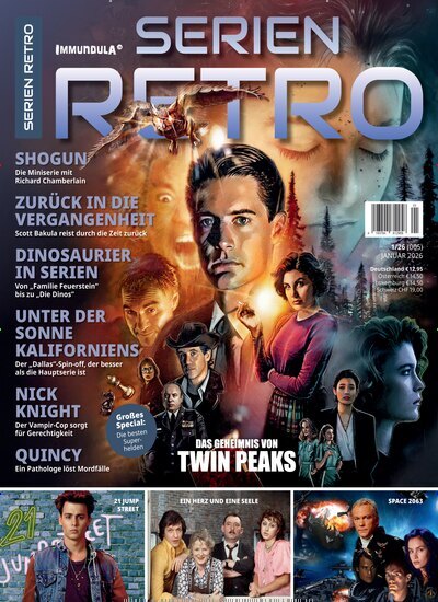Titelbild der Ausgabe 1/2026 von Serien Retro. Diese Zeitschrift und viele weitere Audiomagazine, Filmmagazine und Fotozeitschriften als Abo oder epaper bei United Kiosk online kaufen.