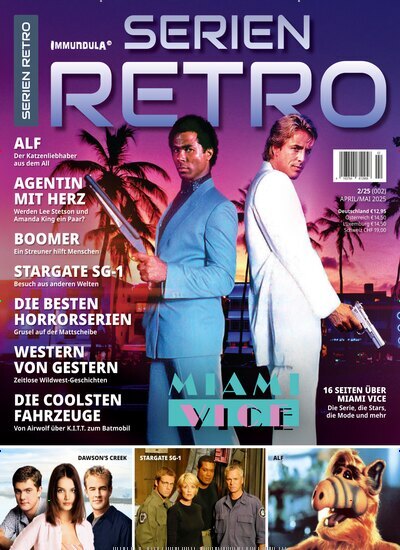 Titelbild der Ausgabe 2/2025 von Serien Retro. Diese Zeitschrift und viele weitere Audiomagazine, Filmmagazine und Fotozeitschriften als Abo oder epaper bei United Kiosk online kaufen.