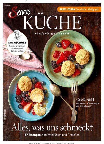 Titelbild der Ausgabe 2/2025 von Servus in Stadt & Land - Gute Küche Österreich. Diese Zeitschrift und viele weitere Kochzeitschriften und Backzeitschriften als Abo oder epaper bei United Kiosk online kaufen.