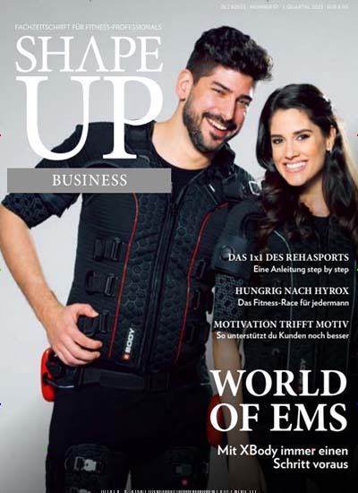 Titelbild der Ausgabe 1/2024 von shape up Business. Diese Zeitschrift und viele weitere Businessmagazine als Abo oder epaper bei United Kiosk online kaufen.