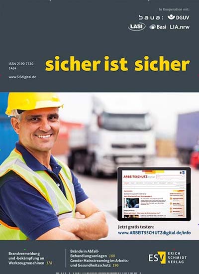 Titelbild der Ausgabe 1/2020 von sicher ist sicher - Arbeitsschutz aktuell. Diese Zeitschrift und viele weitere Businessmagazine als Abo oder epaper bei United Kiosk online kaufen.