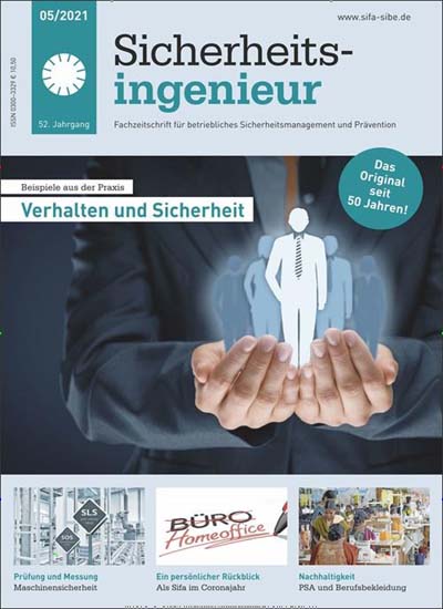 Titelbild der Ausgabe 7/2021 von Sicherheitsingenieur. Diese Zeitschrift und viele weitere Industriemagazine und Handwerkmagazine als Abo oder epaper bei United Kiosk online kaufen.