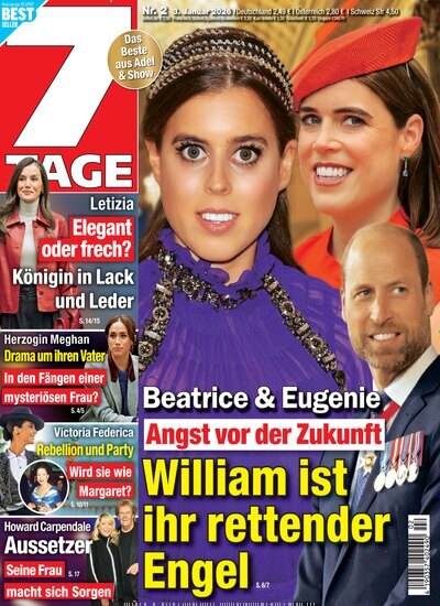 Titelbild der Ausgabe 2/2026 von Sieben Tage. Diese Zeitschrift und viele weitere Frauenzeitschriften als Abo oder epaper bei United Kiosk online kaufen.