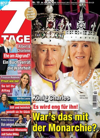 Titelbild der Ausgabe 10/2026 von Sieben Tage. Diese Zeitschrift und viele weitere Frauenzeitschriften als Abo oder epaper bei United Kiosk online kaufen.