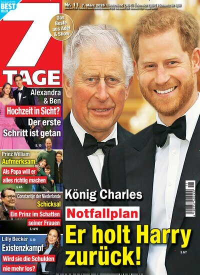 Titelbild der Ausgabe 11/2026 von Sieben Tage. Diese Zeitschrift und viele weitere Frauenzeitschriften als Abo oder epaper bei United Kiosk online kaufen.